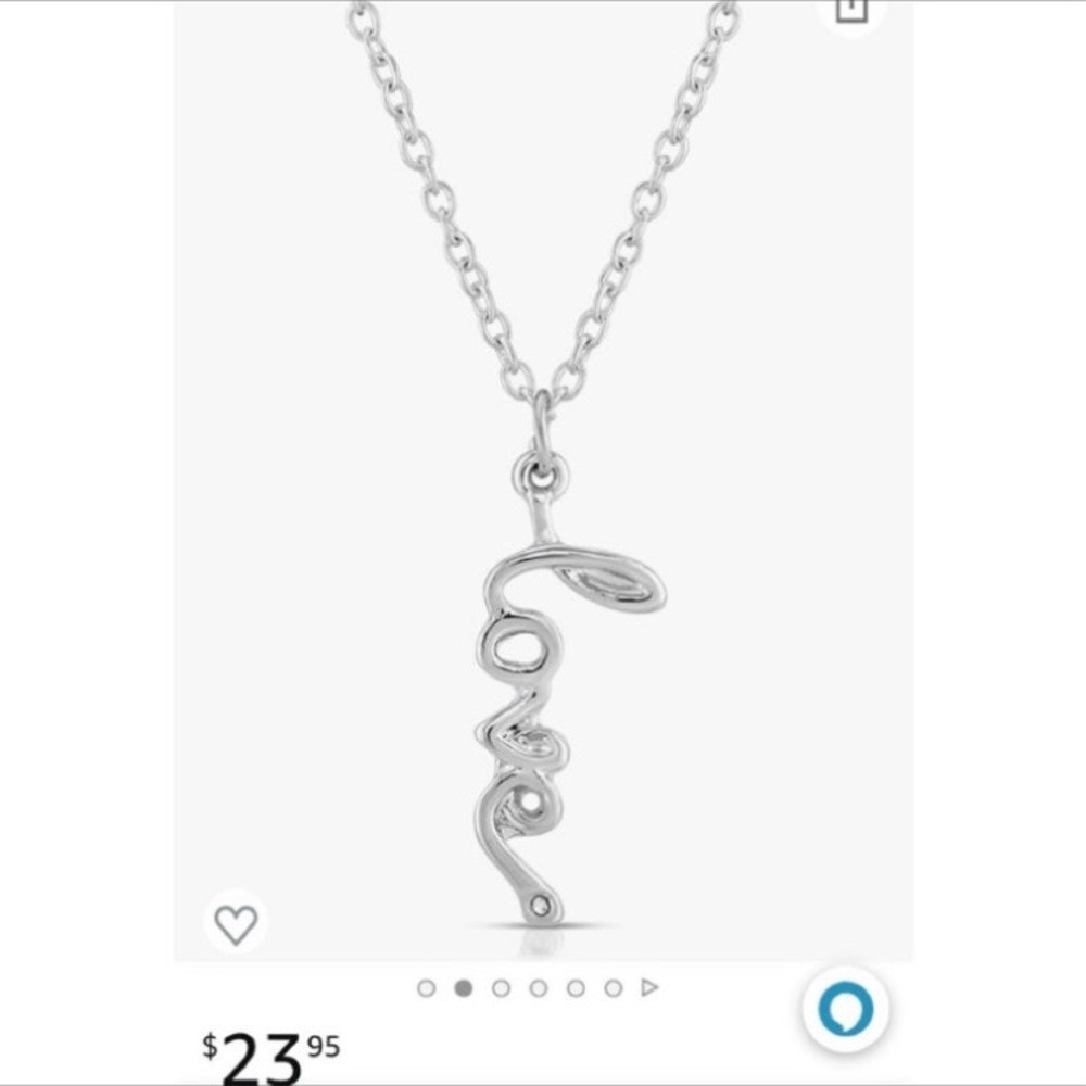 NWT/NIB Lucky Feather Sterling Silver Dipped Bride Love Necklace Crystal Accent